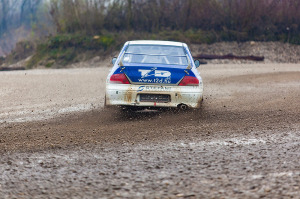 5. Rally show Santa Domenica 2014. / S. BORBÁS / R. CSÁKI @ Mitsubishi Lancer EVO VII