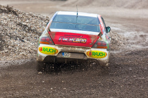 5. Rally show Santa Domenica 2014. / D. STAUT / A. BAMBIČ @ Mitsubishi Lancer EVO IX